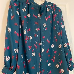 Joie Floral Blouse LG